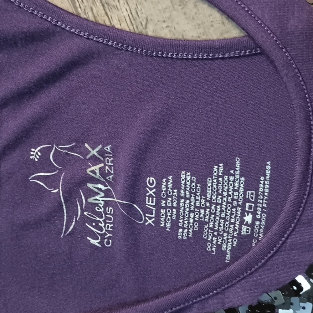 Miley Cyrus & Max Azria Racerback Tank Top - Picture 2 of 5